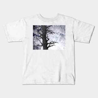 Dark Tree [Pen and Digital Illustration] Kids T-Shirt